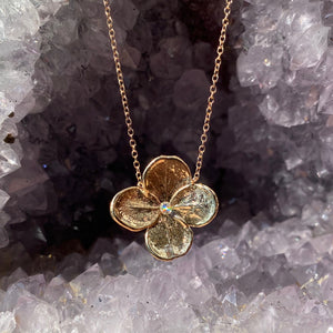 Hydrangea Flower Necklace