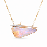 Pastel Opal Thorn Necklace