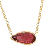 Pear Tourmaline Necklace