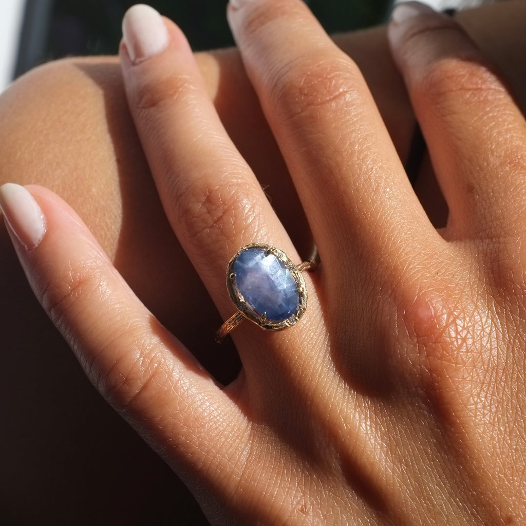 Glacial Sapphire Ring