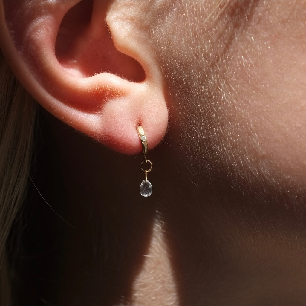 Diamond Dewdrop Earrings