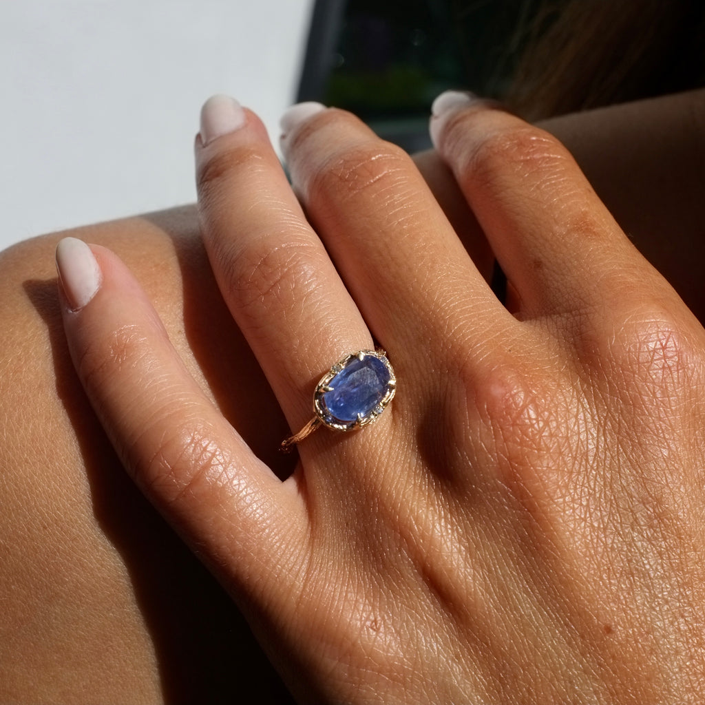 Cerulean Sapphire Ring