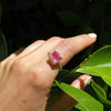 Bright Pink Tourmaline Ring