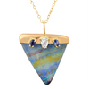 Triangle Opal Necklace