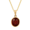 Garnet Drop Necklace