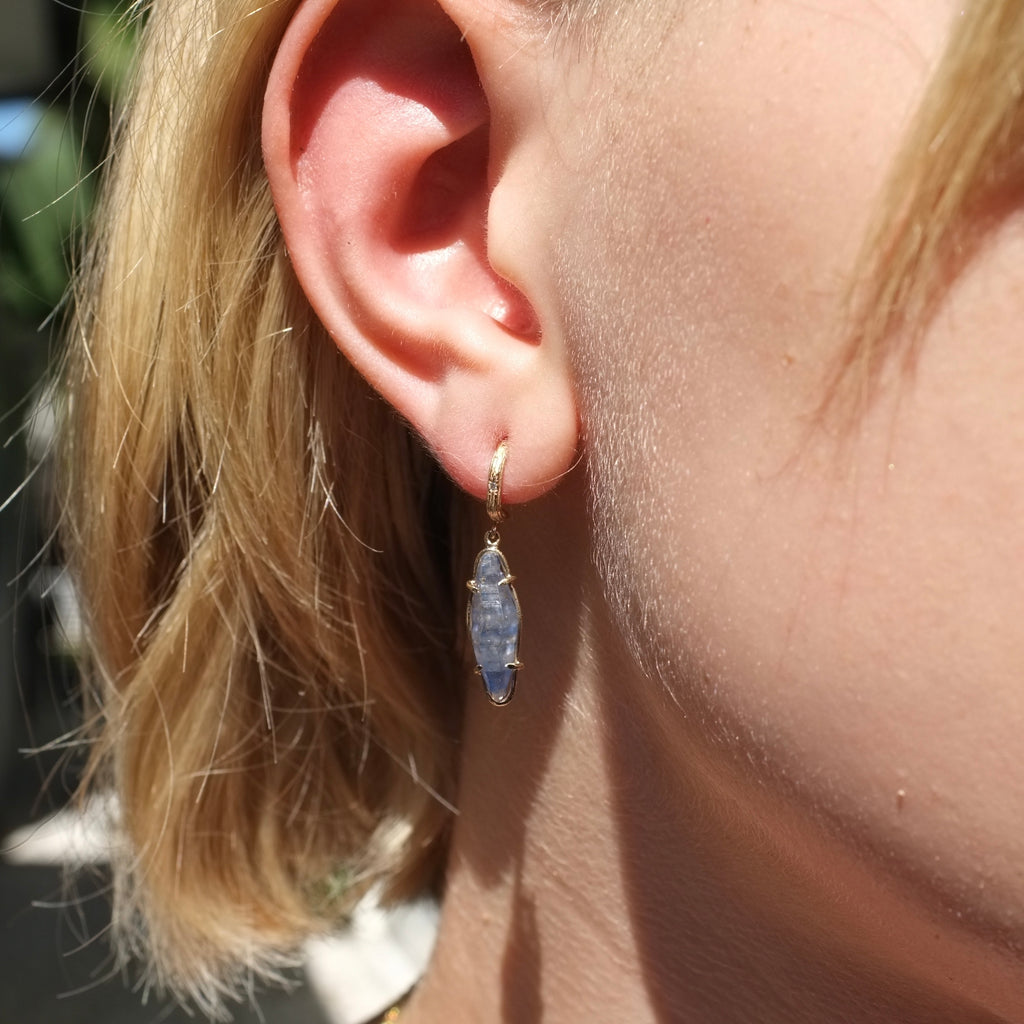 Sapphire Crystal Earrings