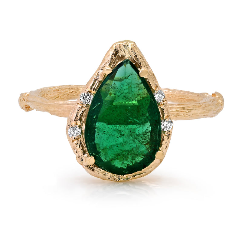 Pear Emerald Ring II