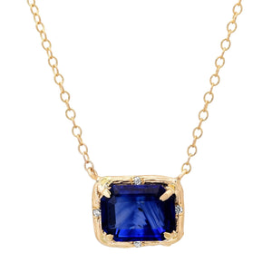 Natural Mystic Sapphire Necklace