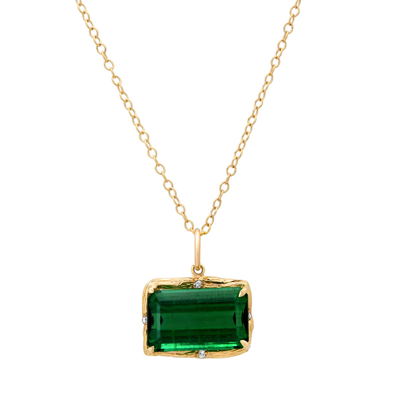 Green Tourmaline Necklace