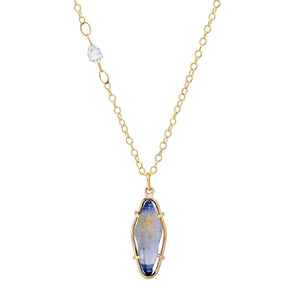 Sapphire Crystal Necklace