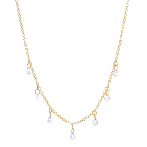 Dew Drop Diamond Necklace