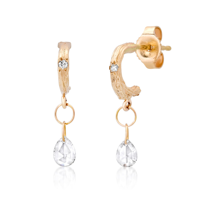 Diamond Dewdrop Earrings