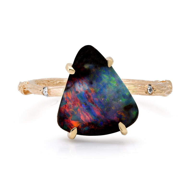 Solar Opal Ring