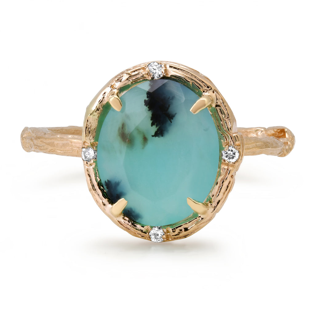 Peruvian Opal Sea Ring