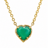 Emerald Heart Necklace