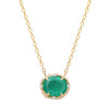 Emerald Oval Necklace