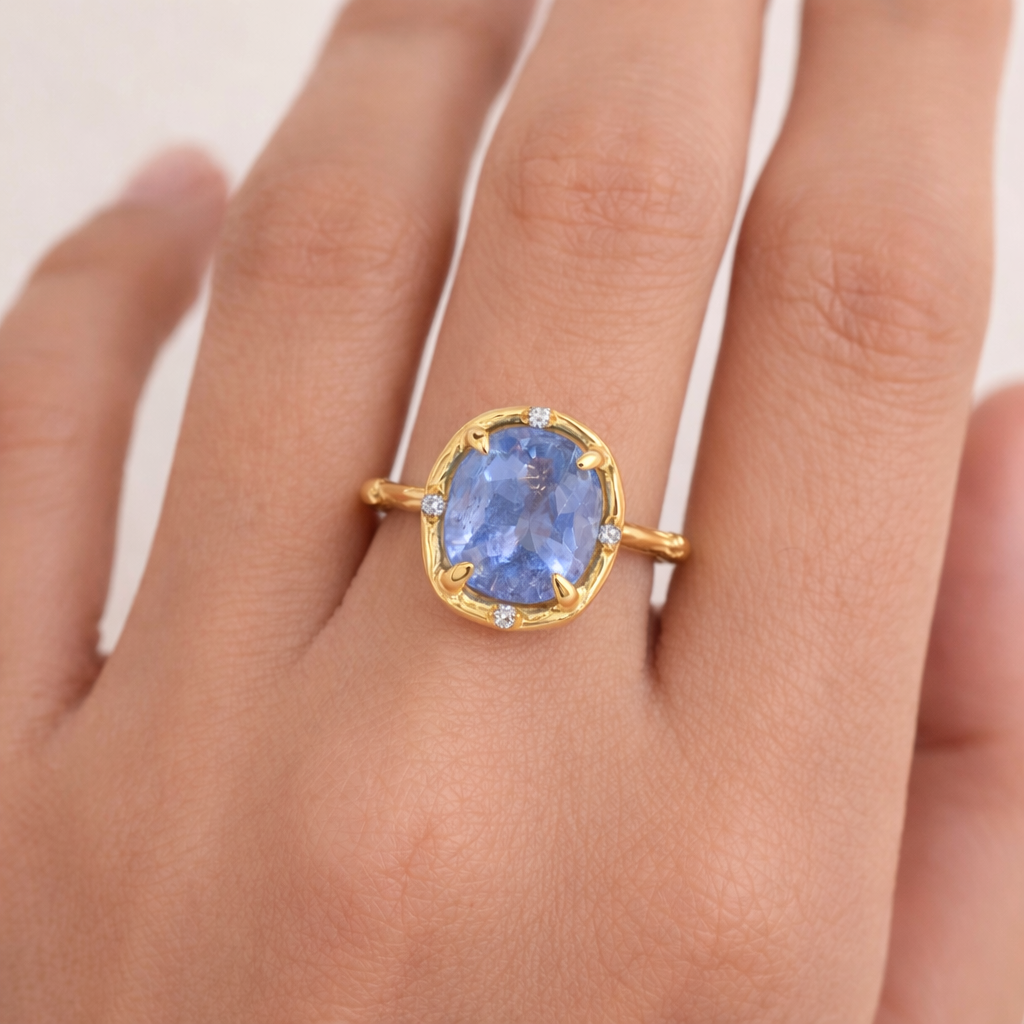 Rustic Sapphire Ring
