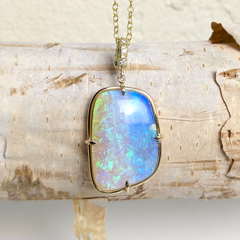 Stardust Opal Necklace