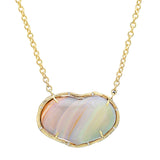 Opal Heart Necklace
