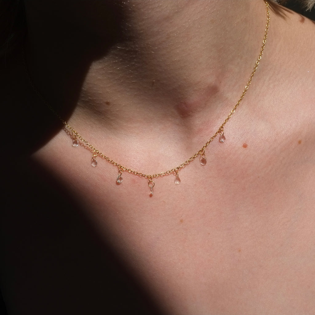 Dew Drop Diamond Necklace