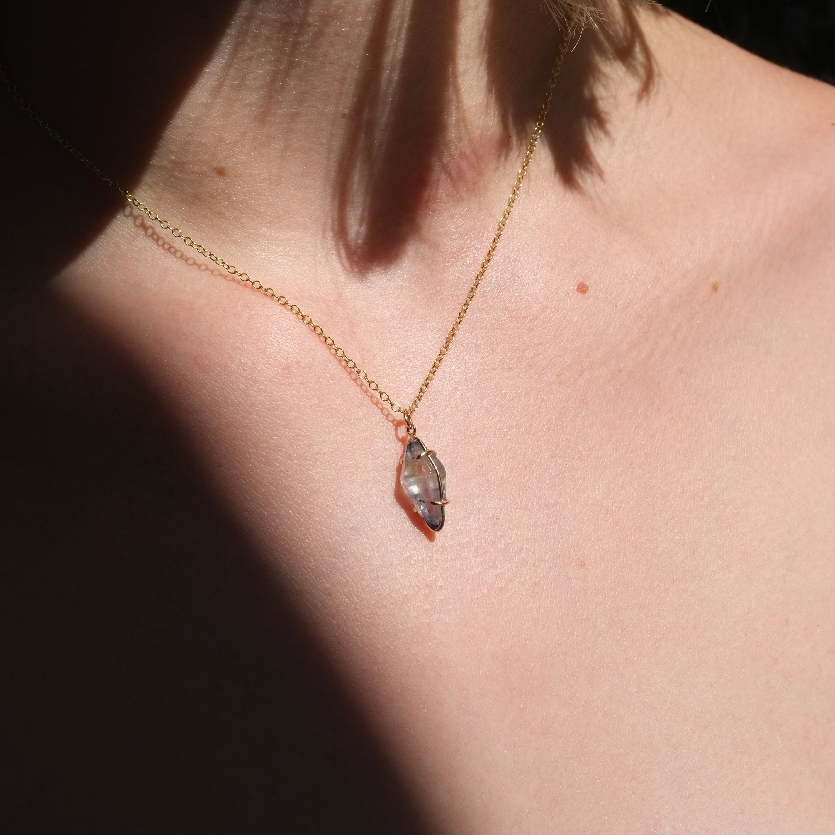 Sapphire Crystal Necklace