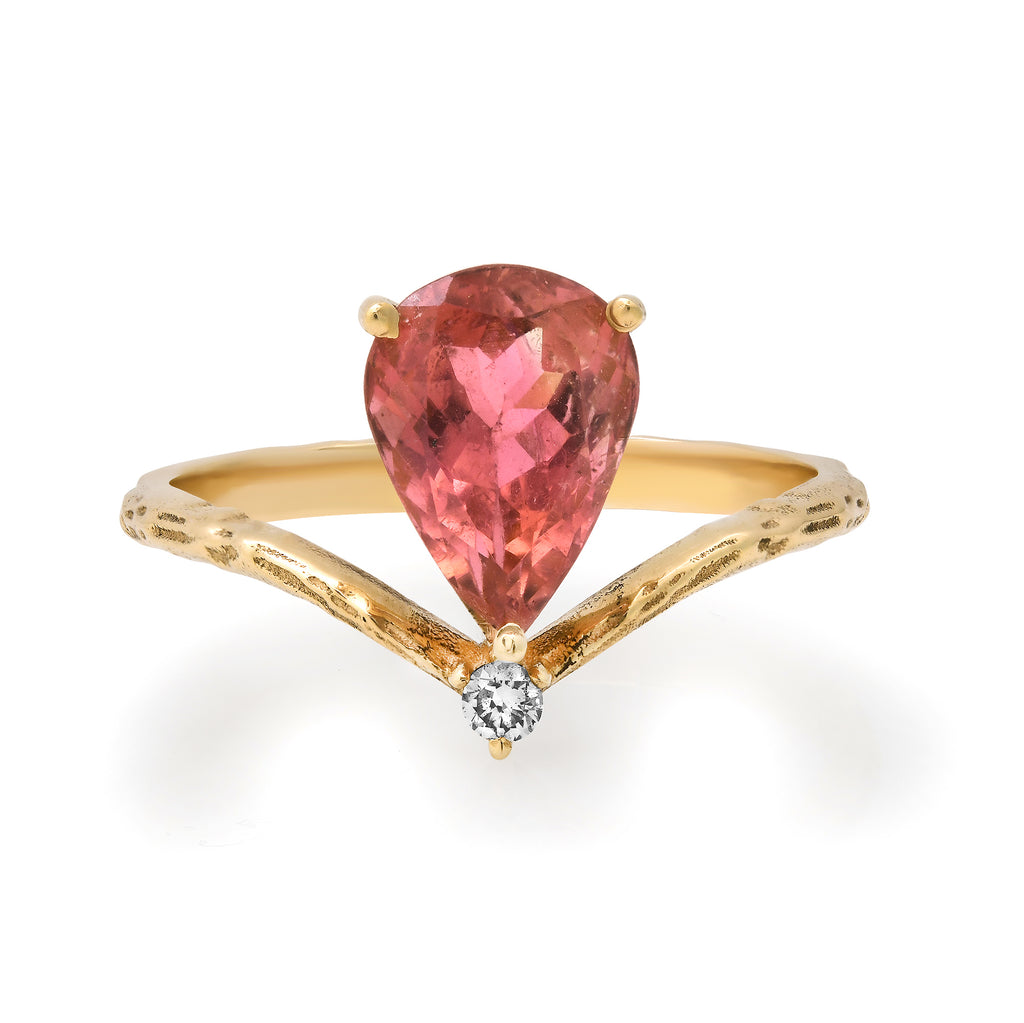 Tourmaline Drop Ring