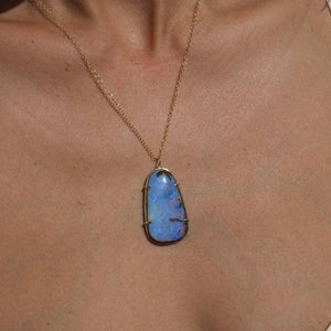 Lavender Opal Necklace