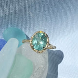 Aqua Tourmaline Ring