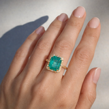 Emerald Amble Ring