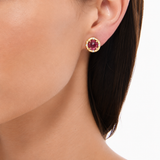 Purple Rhodolite Garnet Round Studs