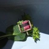 Watermelon Tourmaline Ring