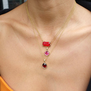 Red Rhodonite Necklace