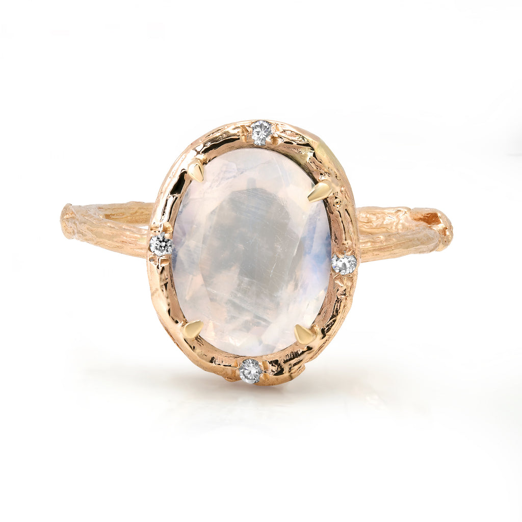 Moonstone Glow Ring