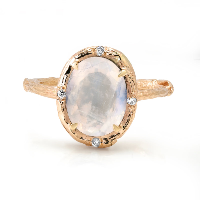 Moonstone Glow Ring
