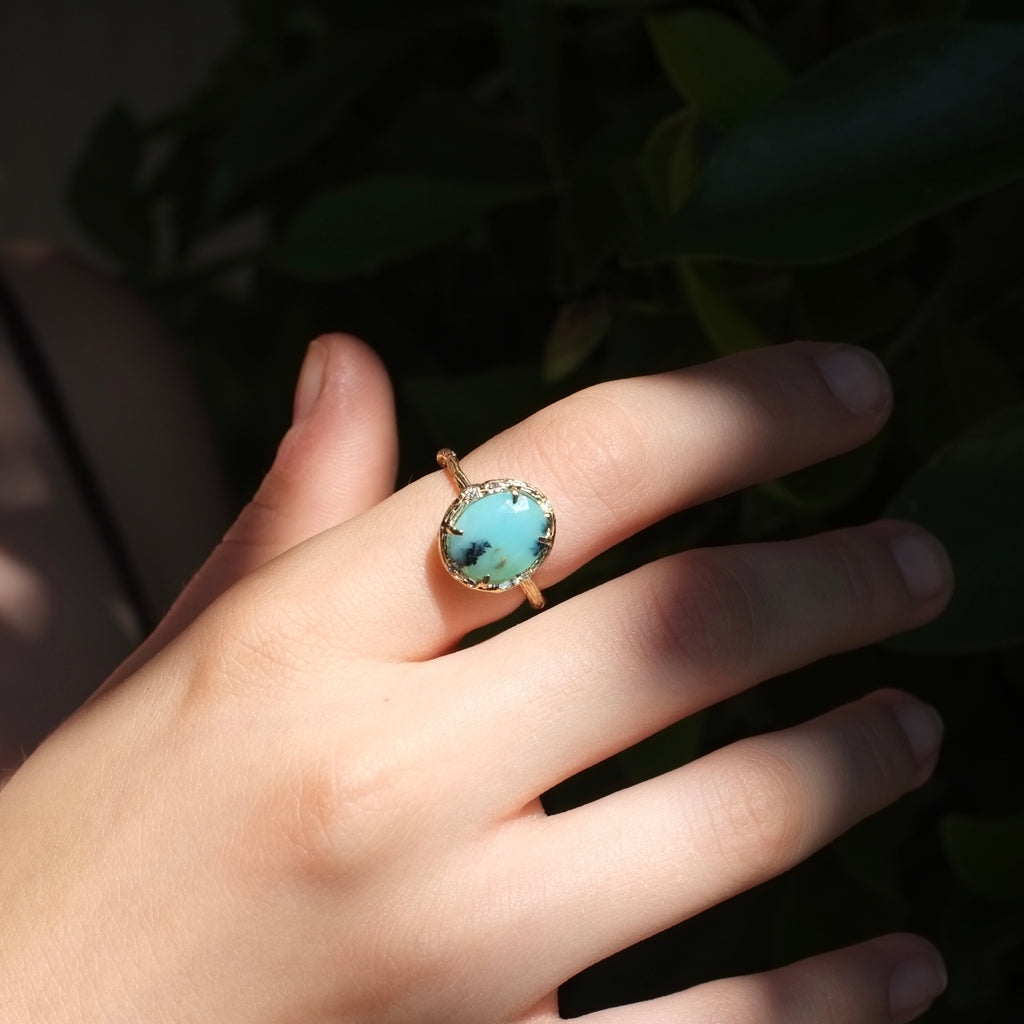 Peruvian Opal Sea Ring