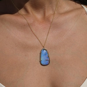 Lavender Opal Necklace