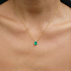 Emerald Pear Necklace II