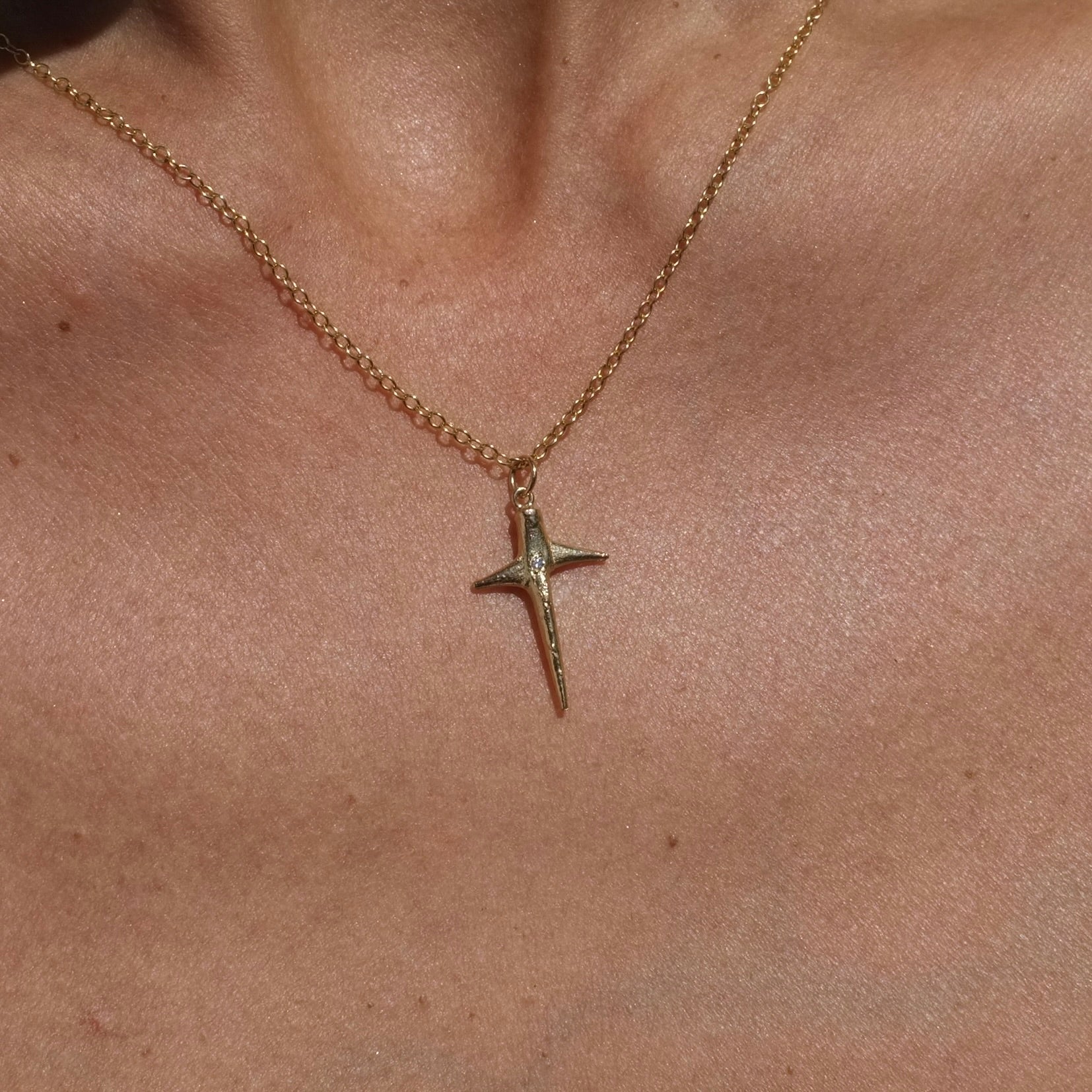 Mini Thorn Necklace | 14k Gold Jewelry | Elisabeth Bell