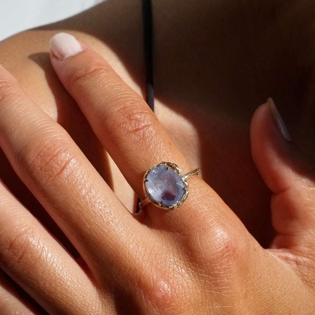 Rustic Sapphire Ring