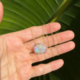 Lavender Tide Opal Necklace