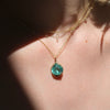 Aqua Tourmaline Necklace