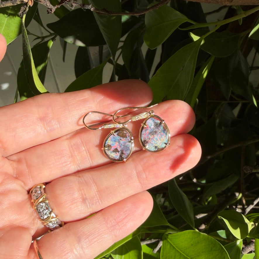 Boulder Opal Earrings