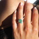 Emerald Current Ring