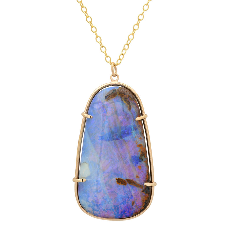 Lavender Opal Necklace