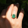 Oval Emerald Ring