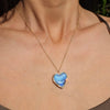 Opal Heart Necklace