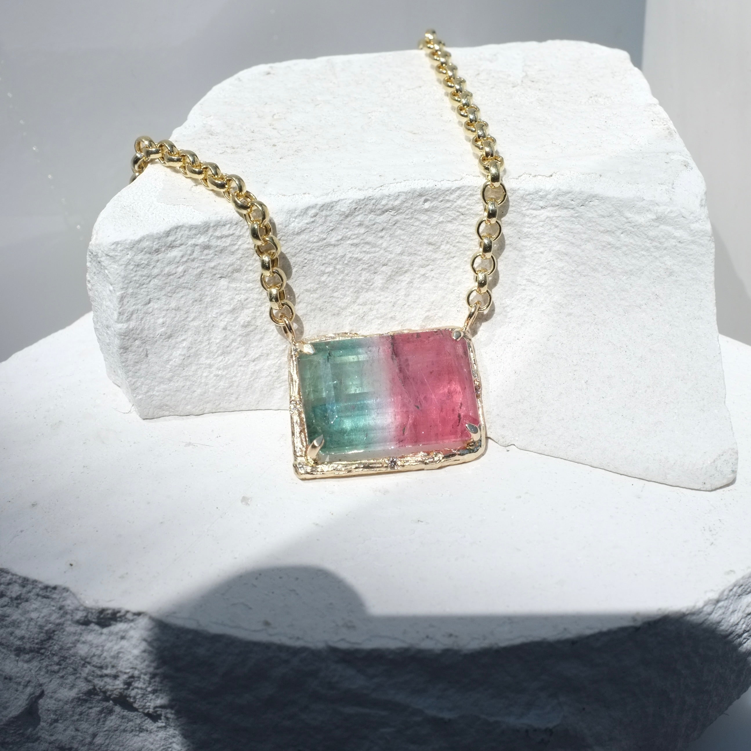 Ombre Tourmaline Necklace