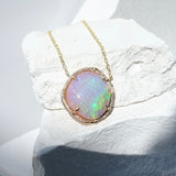 Celestial Tide Opal Necklace