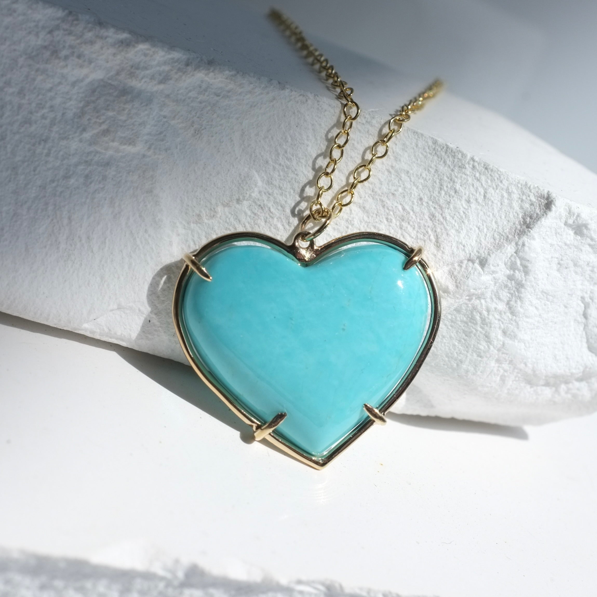Turquoise Heart Necklace
