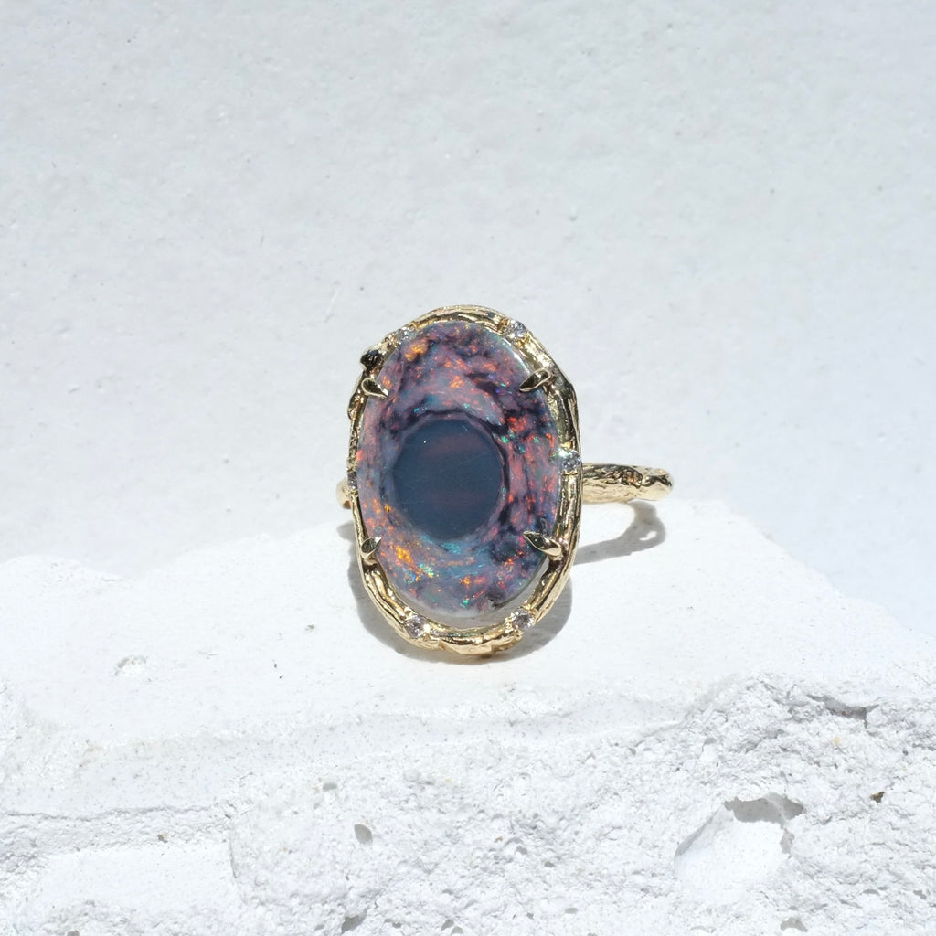 Galaxy Eclipse Opal Ring